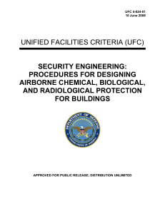 UNIFIED FACILITIES CRITERIA (UFC) SECURITY ENGINEERING: PROCEDURES FOR DESIGNING