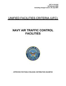 UNIFIED FACILITIES CRITERIA (UFC) NAVY AIR TRAFFIC CONTROL FACILITIES