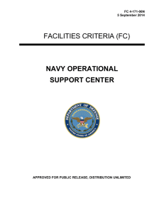 FACILITIES CRITERIA (FC) NAVY OPERATIONAL SUPPORT CENTER