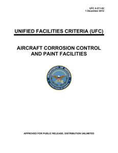 UNIFIED FACILITIES CRITERIA (UFC) AIRCRAFT CORROSION CONTROL AND PAINT FACILITIES
