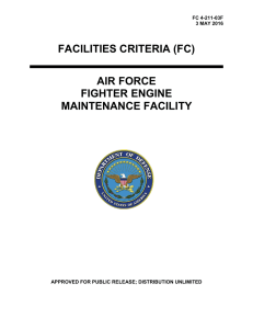 FACILITIES CRITERIA (FC) AIR FORCE FIGHTER ENGINE