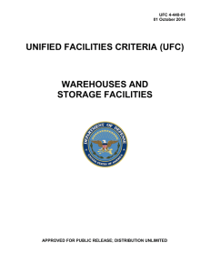 UNIFIED FACILITIES CRITERIA (UFC) WAREHOUSES AND STORAGE FACILITIES