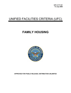 UNIFIED FACILITIES CRITERIA (UFC) FAMILY HOUSING UFC 4-711-01