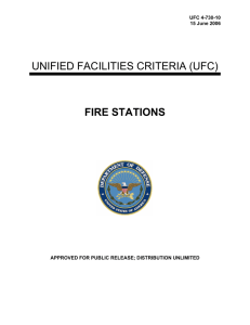 UNIFIED FACILITIES CRITERIA (UFC) FIRE STATIONS UFC 4-730-10