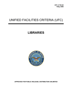 UNIFIED FACILITIES CRITERIA (UFC)  LIBRARIES UFC 4-740-20