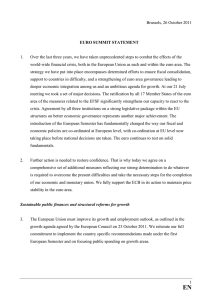 Brussels, 26 October 2011  EURO SUMMIT