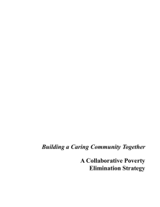 Building a Caring Community Together A Collaborative Poverty Elimination Strategy
