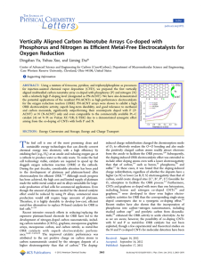 Vertically Aligned Carbon Nanotube Arrays Co-doped with ﬃcient Metal-Free Electrocatalysts for
