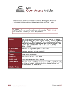 Streptococcus Pneumoniae Secretes Hydrogen Peroxide Please share