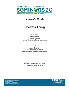 Learner’s Guide Renewable Energy  Andy Walker