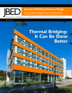JBED Journal of Building Enclosure Design