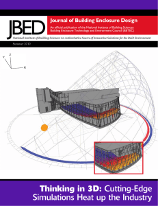 JBED Journal of Building Enclosure Design