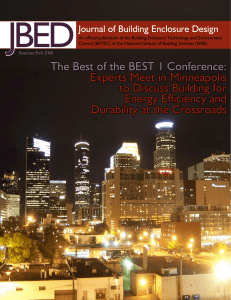 JBED Journal of Building Enclosure Design