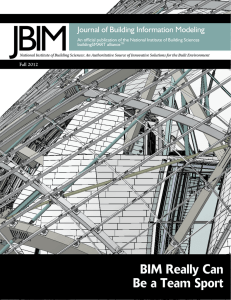 JBIM Journal of Building Information Modeling buildingSMART alliance