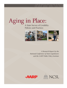 Aging in Place: A State Survey of Livability Policies and Practices