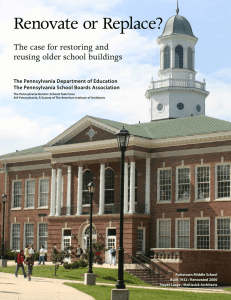 Renovate or Replace? The case for restoring and reusing older school buildings