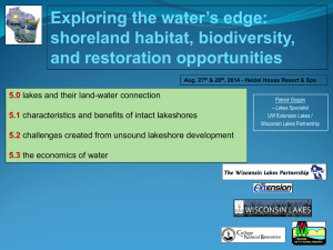 Exploring the water’s edge: shoreland habitat, biodiversity, and restoration opportunities