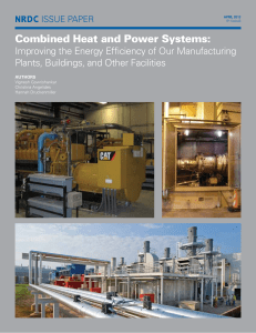 Combined Heat and Power Systems: Plants, Buildings, and Other Facilities NRDC