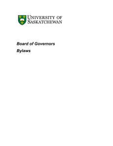 Board of Governors Bylaws