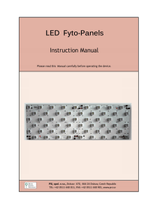 LED  Fyto-Panels PSI, spol. s r.o.,