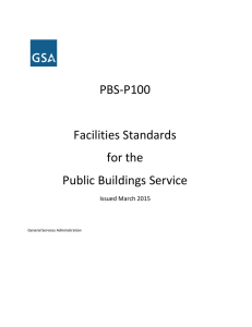 PBS-P100  Facilities Standards for the