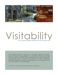 Visitability An Inclusive Design Approach for Housing