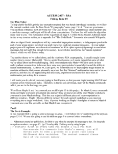 ACCESS 2007 - RSA Friday June 15