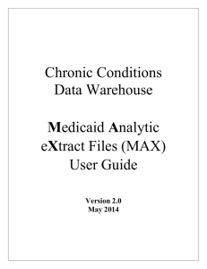 Chronic Conditions Data Warehouse X