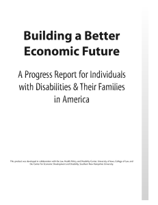 Building a Better Economic Future A Progress Report for Individuals