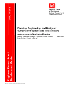 Planning, Engineering, and Design of Sustainable Facilities and Infrastructure  1-3