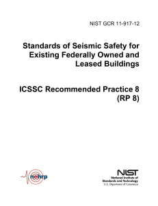 Standards of Seismic Safety for Existing Federally Owned and Leased Buildings