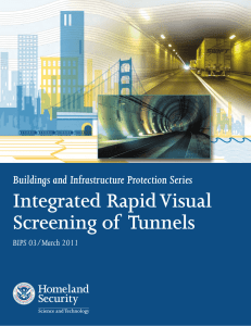 Integrated  Rapid Visual Screening of  Tunnels Homeland