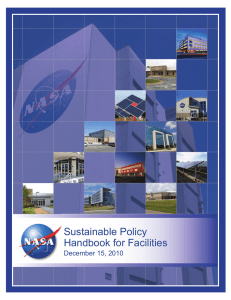 Sustainable Policy Handbook for Facilities December 15, 2010