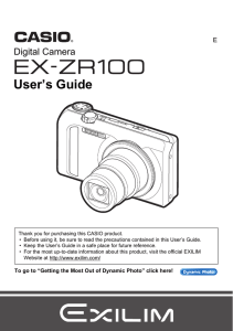 User’s Guide Digital Camera E