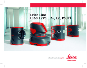 Leica Lino L360, L2P5, L2+, L2, P5, P3