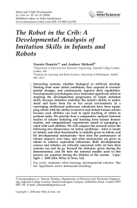 Infant and Child Development 17 : 43–53 (2008) Published online in Wiley InterScience