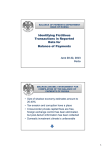 Identifying Fictitious Transactions in Reported Data for