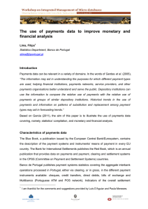 The  use  of  payments  data ... financial analysis Introduction