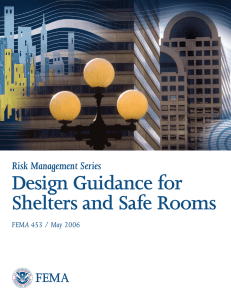 Design Guidance for Shelters and Safe Rooms FEMA Risk Management Series