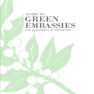 GREEN EMBASSIES GUIDE TO