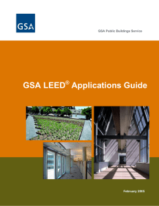 GSA LEED Applications Guide ®