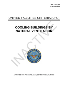 INACTIVE COOLING BUILDINGS BY NATURAL VENTILATION