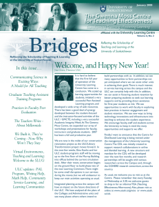 Bridges Welcome, and Happy New Year!