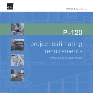 -120 P project estimating requirements