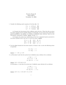 Practice Exam II Math 2250-4 November 14, 2004