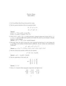 Practice Exam Math 2250-4