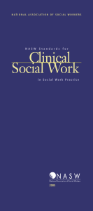 Clinical Social Work N A S W