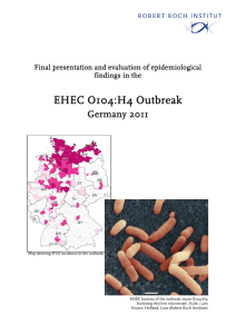 EHEC O104:H4 Outbreak  Germany 2011