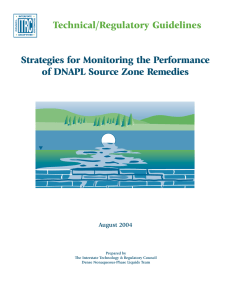 Strategies for Monitoring the Performance of DNAPL Source Zone Remedies Technical/Regulatory Guidelines