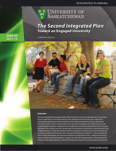 The Second Integrated Plan  Toward an Engaged University 2008